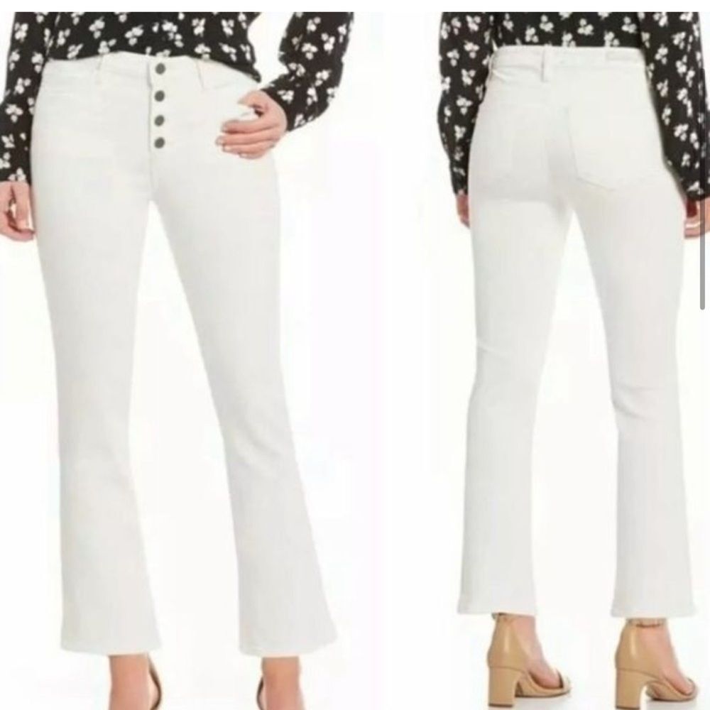 Sanctuary Jeans Connector Kick Crop size 14/32 Button Fly